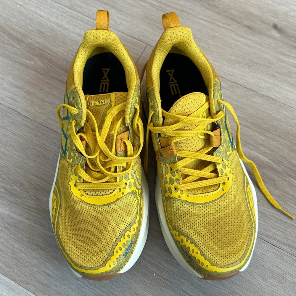 WOMEN'S FRESH FOAM X HIERRO V8 SHOE - GINGER LEMON NWOB - Picture 10 of 14